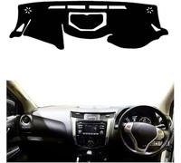 BOLNEY Anti-Slip Mat Dashboard Cover Pad Interior Mat for Nissan NP300 Navara 2014-2019 Black Dash Mat Dashboard Cover