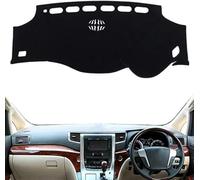 BOLNEY Anti-Slip Mat Dashboard Cover Pad Interior Mat for Toyota Alphard Vellfire AH20 2008-2017 Black Dash Mat Dashboard Cover
