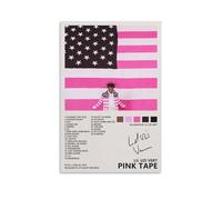 BOLNEY Lil Uzi Vert Poster Pink Tape Canvas Poster Unframe:16x24inch(40x60cm)