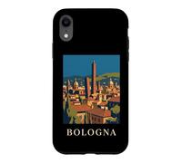 Bologna Italy Historic Towers Cityscape Travel Design Case for iPhone XR