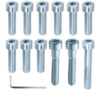 BOLOJAU 12PCS M6 Variomatic Cover Screws Kit for Minarelli Horizontal Engine, for Yamaha Aerox Jog-R BW's Slider SR F12 Neo's for MBK Booster Nitro Motorcycle Scooter Moped