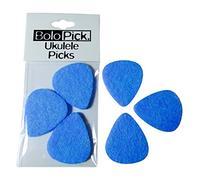 BoloPick Ukulele Picks, 6 Piece Original Recipe Felt Uke Picks for Ukulele, Guitar, Bass, Autoharp, Banjo