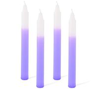 Bolosa 10'' Dinner Candles, 4 Pcs Gradient Tapered, Non Drip, Unscented, For Valentine's Day, Birthday Party