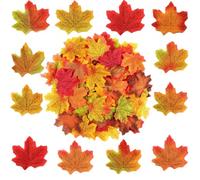 Bolosa Artificial Maple Leaves for Autumn Decor, Mixed Colours, 200Pcs