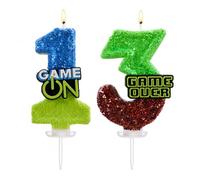 Bolosa Gaming 13th Birthday Candles, Number 13 Cake Toppers