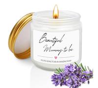 Bolosa Mum to Be Lavender Scented Candle Gift, 3.5 oz