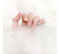 Boloshine 22Pcs gel Nail Strips, Soft Self-Adhesive Full Wraps UV Gel Polish Stickers, Transparent Salon-Quality Easy Apply & Remove for Women Girls (Crystal Clear)