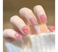 Boloshine Christmas Semi Cured Gel Nail Strips, 20PCS Self-Adhesive Full Wrap Shining Christmas Tree Nail Polish Stickers, Long Lasting Salon Quality Nail Wraps for Women Girls Winter Decor