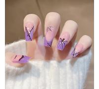 Boloshine Halloween Gel Nail Polish Stickers, 20PCS Horror Gel Nail Wraps for Women Girls Halloween Party, Full Wraps Gel Nail Strips Nail Art Decor(UV/LED Lamp Required) - Night Hunter