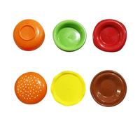 Bols À Tremper - 6 Pièces, Ensemble D'assiettes À Sauce Burger Empilables | Mini Plats Mignons De Sushi De Dessert De Collation, Plateau De Service Lavable Au Lave-vaisselle Pour L'apéritif De Fête De