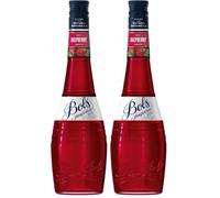 Bols Raspberry Liqueur, 50cl - 17 Percent ABV Raspberry Flavoured Spirit Crafted with All Natural Botanicals - Artisanal Liqueurs for Cocktails (Pack of 2)