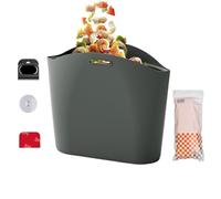 Bolsa De Basura Para El Asiento Trasero Del Coche - Bolsa De Almacenamiento Multiusos De Silicona | Organizador De Basura Colgante Para Uso Húmedo Y Seco, Cubo De Basura Para El Respaldo Del Asiento