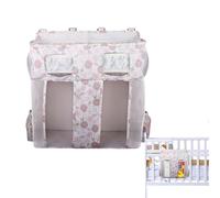 Bōlsa Hanging Storage - Oxford Side Crib | Large Capacity Diaper Nursery Organizer with Various Compartments | Sisțema Stackable Children's Accessory Children Boy Girl