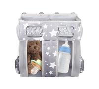 Bōlsa Hanging Storage - Oxford Side Crib | Large Capacity Diaper Nursery Organizer with Various Compartments | Sisțema Stackable Children's Accessory Children Boy Girl