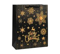 Bolsas De Papel De Navidad | Bolso Portátil Plegable - Bolsas De Embalaje Para Golosinas De Festival - Para Compras Fiesta Niños Adolescentes Adultos Compras Viajes Pasteles