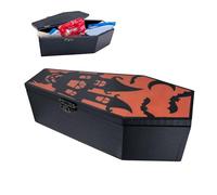 Bolsas De Regalo para Halloween - Caja Ataúd, Cuenco De Halloween para Dulces Y Snacks, Contenedor Comida Decorativo Snack Chocolates Pastelería Joyería, Estante Mesa Coat Fiesta Clase Oficina