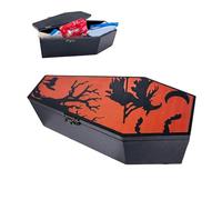 Bolsas De Regalo para Halloween - Caja Ataúd, Cuenco De Halloween para Dulces Y Snacks, Contenedor Comida Decorativo Snack Chocolates Pastelería Joyería, Estante Mesa Coat Fiesta Clase Oficina