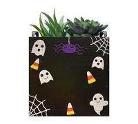 Bolsas De Regalo Para Halloween - Cajas De Golosinas De Halloween, Cajas De Madera Cuadradas Para Golosina, Detalle Para Fiestas | Escolares Reuniones Familiares En Casa Fiesta N El Aula