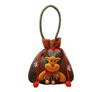 Bolsas de tratado: de Navidad para rellenos de calcetines, adultos, capturas navideñas con diseño reutilizable y confiable, favor de la para el aula, , golosina, refrigerio, 13.78x7