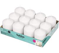 Bolsius Basic Candles for Decoration dimensione cero singolo: h 7.8 cm Ø5.8cm Bianco