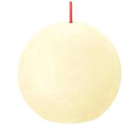 BOLSIUS Butter Yellow Rustic Shine Ball Candle 8cm