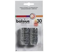 Bolsius Candle Fitting, Aluminium, Silver