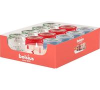 Bolsius - Candle in Glass with Print - 3.2″ × 2.7″ - Multiple scents - Palm Oil-Free