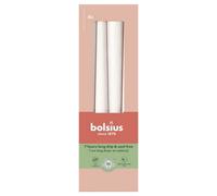 Bolsius Cloudy Essentials Tapered Candles 245 X 24mm 2 Pack - White