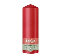 Bolsius Delicate Essential Pillar Candle 200 X 68mm - Red