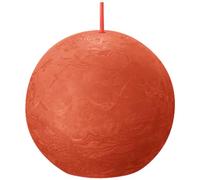 BOLSIUS Earthy Orange Rustic Ball Candle 8cm