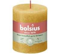 BOLSIUS Honeycomb Rustic Shine Pillar Candle 8cm x 7cm
