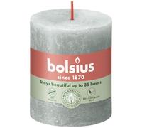 BOLSIUS Jade Green Rustic Shine Pillar Candle 8cm x 7cm