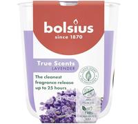 Bolsius - Lavender - Purple - Set of 6 Scented Candles - 3.2″ × 2.8″ - Burn time: 25 Hours - with Natural extracts - Natural Vegetable Wax - Palm Oil Free