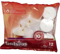 Bolsius Maxi Large Tealights Candles Tea Lights Pk 12