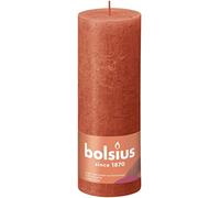 BOLSIUS Pillar Candle Earthy Orange Diameter 68 mm Height 19 cm Orange 85 Hours