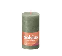 Bolsius Pillar Candle Fresh Olive Ø68 mm - Height 13 cm - Olive Green - 60 Hours