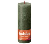 BOLSIUS Pillar Candle Fresh Olive Diameter 68 mm Height 19 cm Olive Green 85 Hours