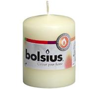 BOLSIUS - Pillar Candle - Ivory - 8 cm - Pack of 10
