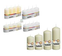 Bolsius Pillar Candles Ivory White Long Burn Time Wedding Church Candle