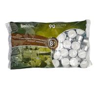 Bolsius Professional Quality Tealights Candle 8 Hour Burn Time, White, 90 Units