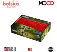 Bolsius Professional Tapered Candles Perfect Ambience White Red Ivory Box 100