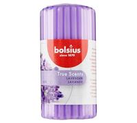 Bolsius Ribbed Pillar Lavender 120/58 mm, Wax, Purple, One Size,101925260177