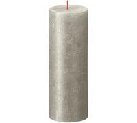 Bolsius Rustic Champagne Shimmer Metallic Candle 190mm X 68mm - Grey