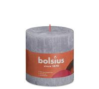 Bolsius Rustic Pillar Candle Frozen Lavender 100/100mm