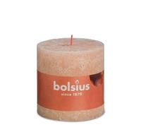 Bolsius Rustic Pillar Candle Misty Pink 100/100mm