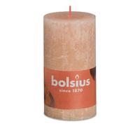 Bolsius Rustic Pillar Candle Misty Pink 130/68mm