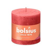 BOLSIUS Pillar candle Blossom Pink 100 mm - Height 10 cm - Pink - 62 burning hours