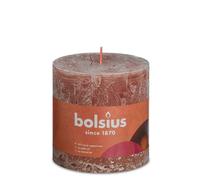 Bolsius Rustic Pillar Candle Suede Brown 100/100mm