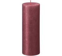 Bolsius Rustic Shimmer Metallic Candle 190 X 68mm - Red