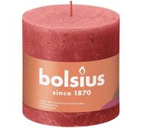 Bolsius Rustic Shine Blossom Pillar Candle 100mm X 100mm - Pink
